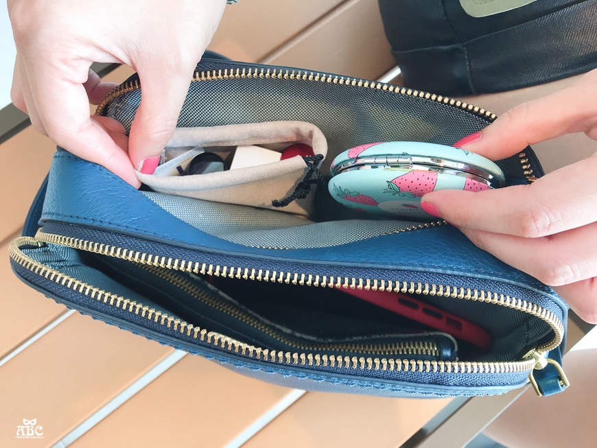 FOSSIL Elle 簡約真皮斜背包