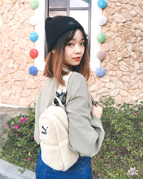PUMA泰迪絨小後背包蔡依林Jolin代言
