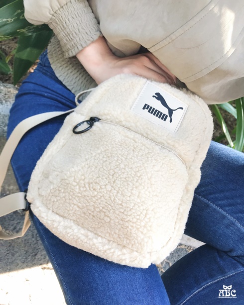 PUMA泰迪絨小後背包蔡依林Jolin代言