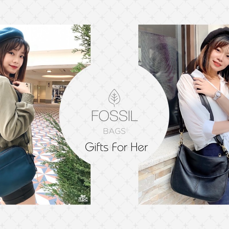 FOSSIL真皮包款|辦公出遊2WAY斜肩背/手提兩用