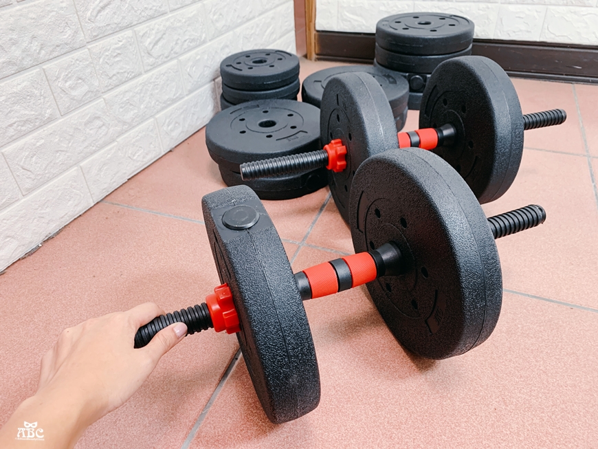 居家健身器材|重訓椅|可調節啞鈴|槓鈴運動訓練|40kg 啞鈴槓鈴兩用組