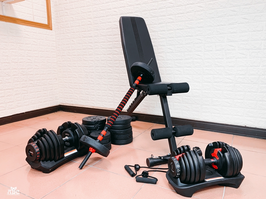 
居家健身器材|重訓椅|可調節啞鈴|槓鈴運動訓練