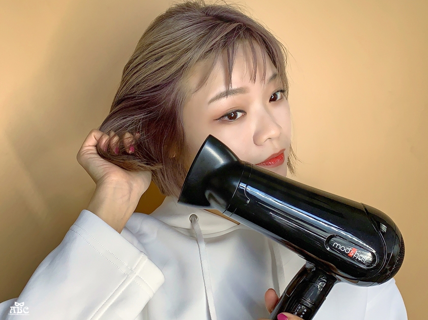 modshair負離子溫控輕巧摺疊吹風機|髮型教學|吹風機品牌