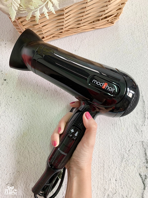 modshair負離子溫控輕巧摺疊吹風機|髮型教學|吹風機品牌