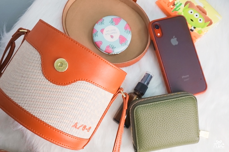 BLANKSPACE皮革帆布側背餅乾包|客製化禮物|情人節|印字包|訂製包包