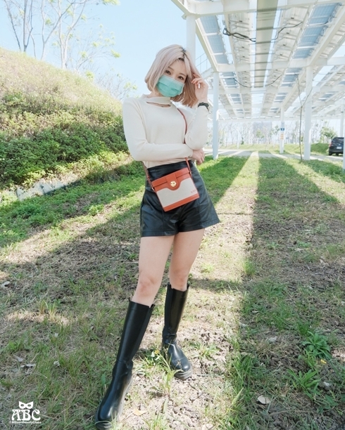 BLANKSPACE皮革帆布側背餅乾包|客製化禮物|情人節|印字包|訂製包包