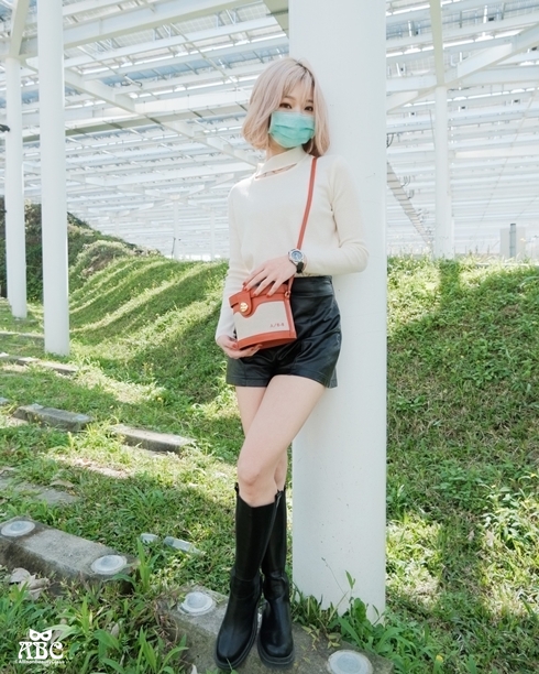 BLANKSPACE皮革帆布側背餅乾包|客製化禮物|情人節|印字包|訂製包包