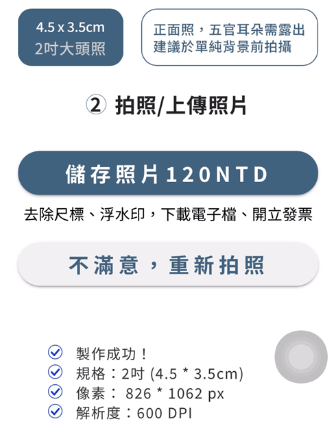 DIY證件照網站|自己拍證件照|身分證換照片規定幾吋|證件照去背
