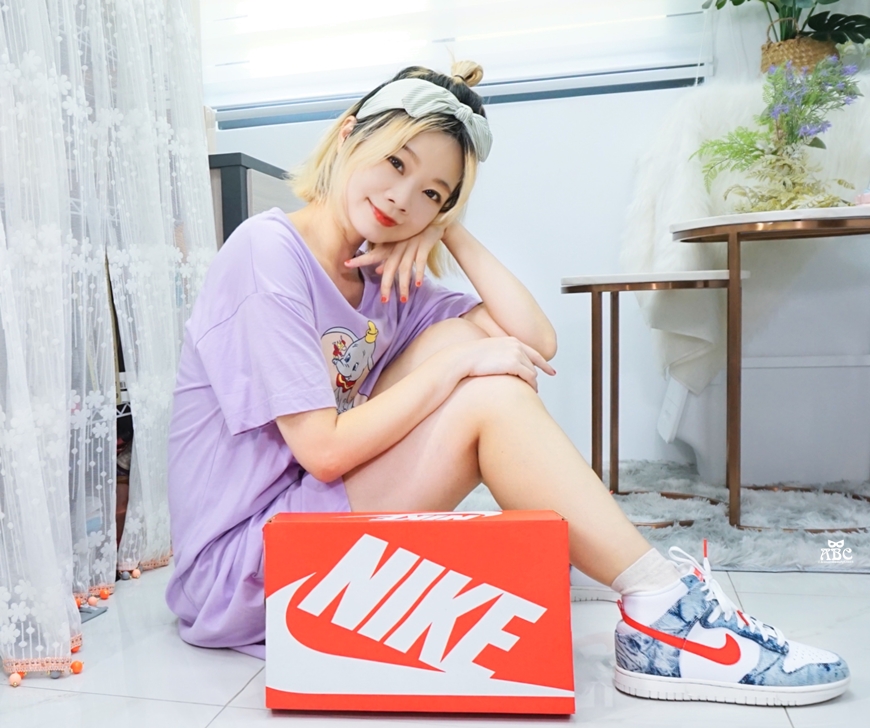 情人節禮物送禮|Yahoo購物AFTEE支付Nike Wmns Dunk HI 水洗丹寧女鞋開箱