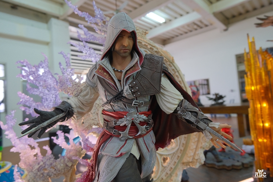 極客收藏館|台中模型|GK雕像開箱|刺客教條|台中旅遊景點