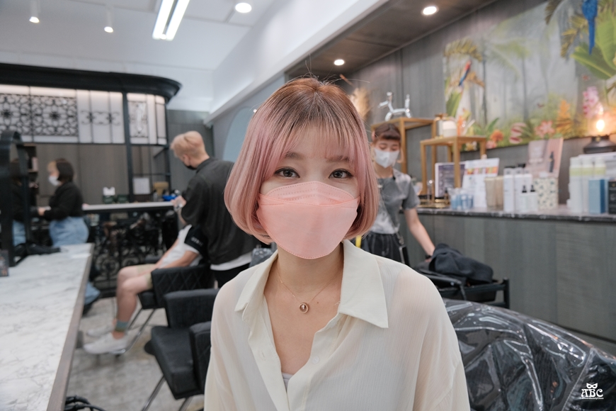 竹北髮廊|GENIC竹北首席店|玫瑰珊瑚|粉紅棕|漂髮|韓國女團髮色