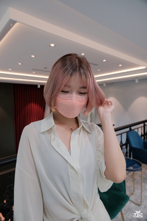 竹北髮廊|GENIC竹北首席店|玫瑰珊瑚|粉紅棕|漂髮|韓國女團髮色