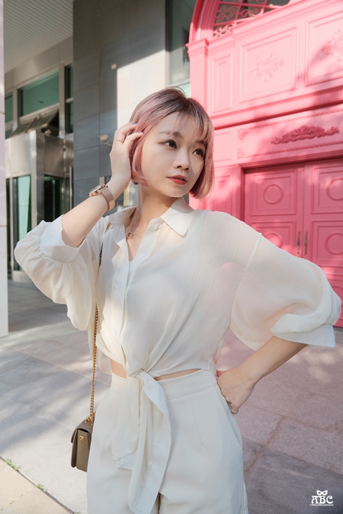 竹北髮廊|GENIC竹北首席店|玫瑰珊瑚|粉紅棕|漂髮|韓國女團髮色