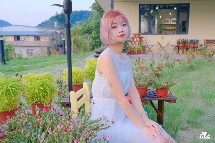 竹北髮廊GENIC評價價位剪髮染髮|粉紫色特殊色漂髮粉霧色仙女髮色韓系