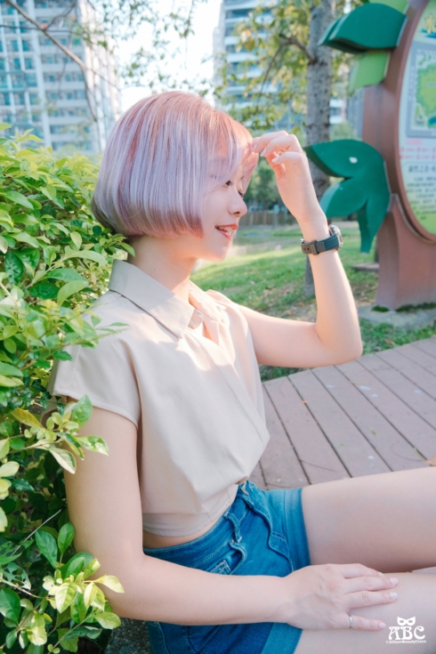 竹北髮廊GENIC評價價位剪髮染髮|粉紫色特殊色漂髮粉霧色仙女髮色韓系