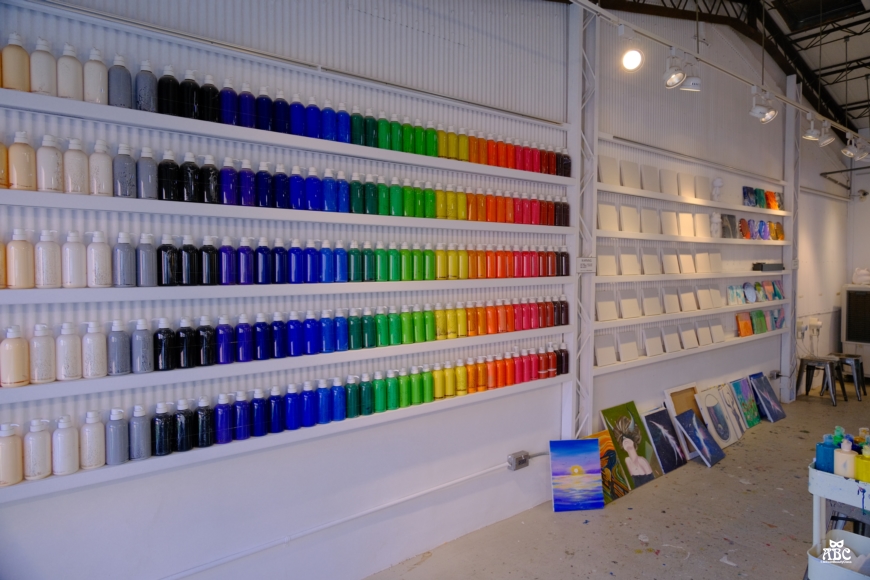 CMYK GALLERY|台中畫室|自助畫室|手作課|台中室內景點|IG打卡熱點
