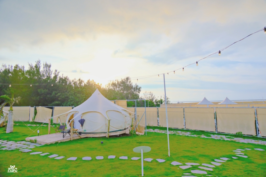 蟬說夕陽漫漫|台中豪華露營|高美濕地|清水區旅遊|親子露營免搭帳|暑假親子景點