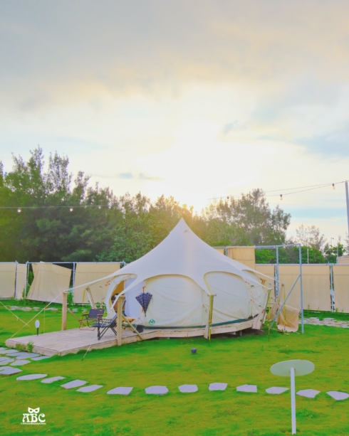 蟬說夕陽漫漫|台中豪華露營|高美濕地|清水區旅遊|親子露營免搭帳|暑假親子景點