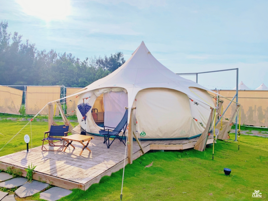 蟬說夕陽漫漫|台中豪華露營|高美濕地|清水區旅遊|親子露營免搭帳|暑假親子景點