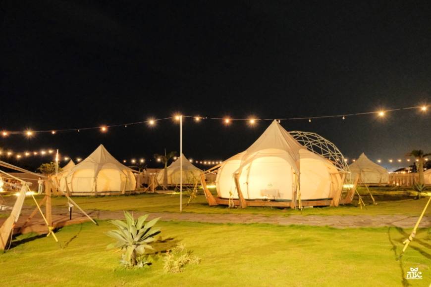 蟬說夕陽漫漫|台中豪華露營|高美濕地|清水區旅遊|親子露營免搭帳|暑假親子景點