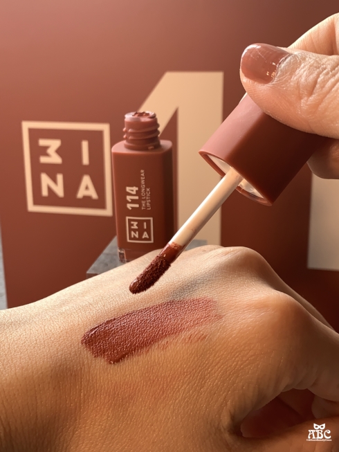 3INA西班牙彩妝|114紅烏龍系列唇彩開箱|唇頰棒|唇釉|唇蜜|唇膏試色