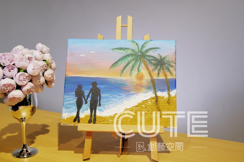 苗栗景點|苗栗DIY|苗栗手作|自助畫室|手作課程|苗栗旅遊|壓克力畫|肌理畫