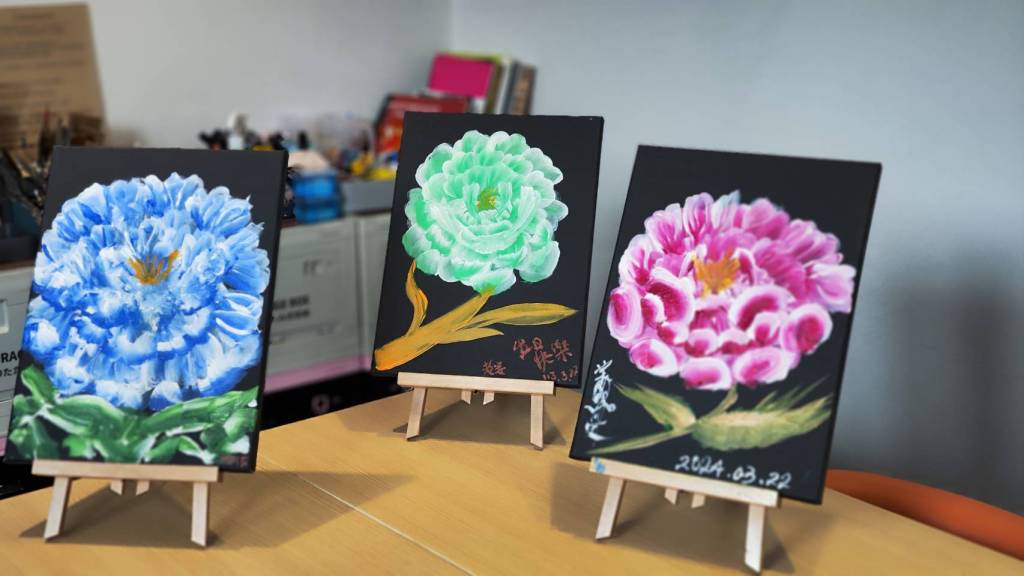 手作課程畫畫體驗老師|企業內訓|團體活動|飯店手作課程|畫畫課|肌理畫|壓克力畫