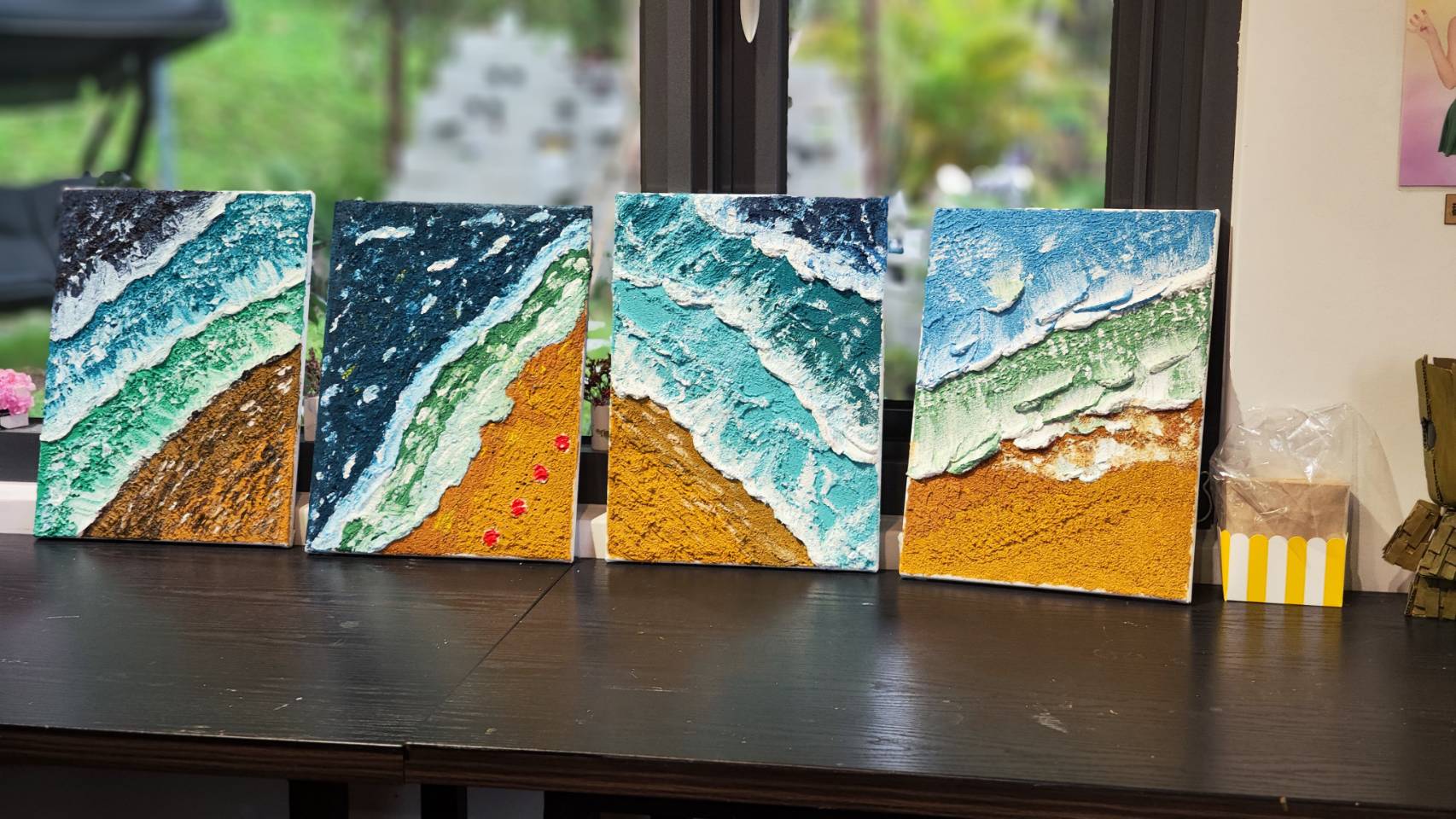 掛畫|裝飾畫|客製化送禮|手作課程畫畫體驗老師|企業內訓|團體活動|飯店手作課程|畫畫課|肌理畫|壓克力畫