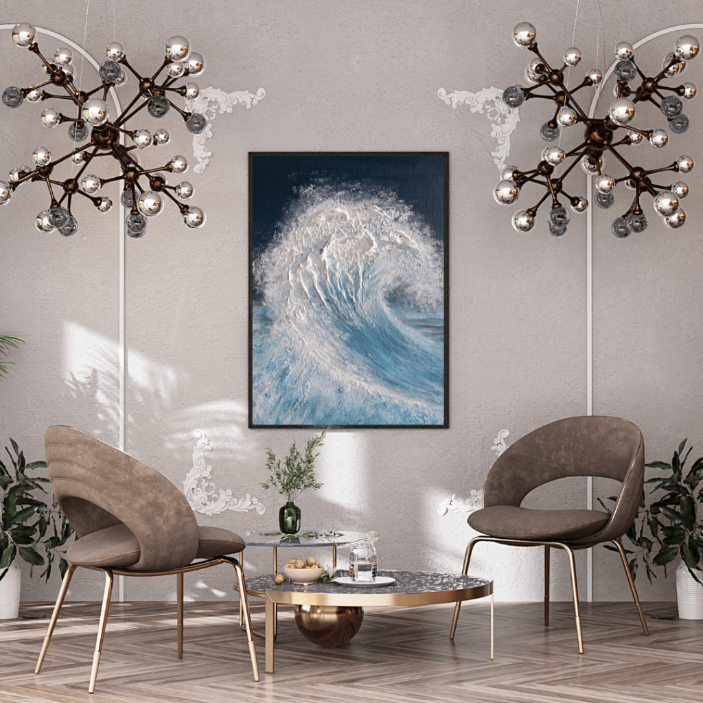 石英砂肌理畫課程