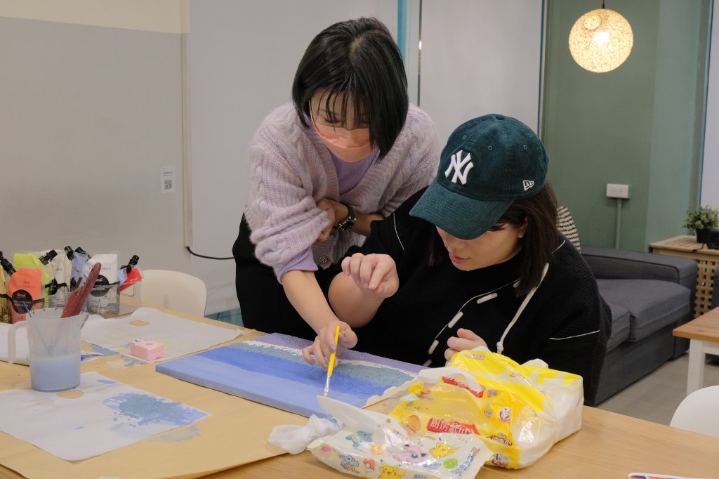 肌理畫課程|手作老師|畫畫課程