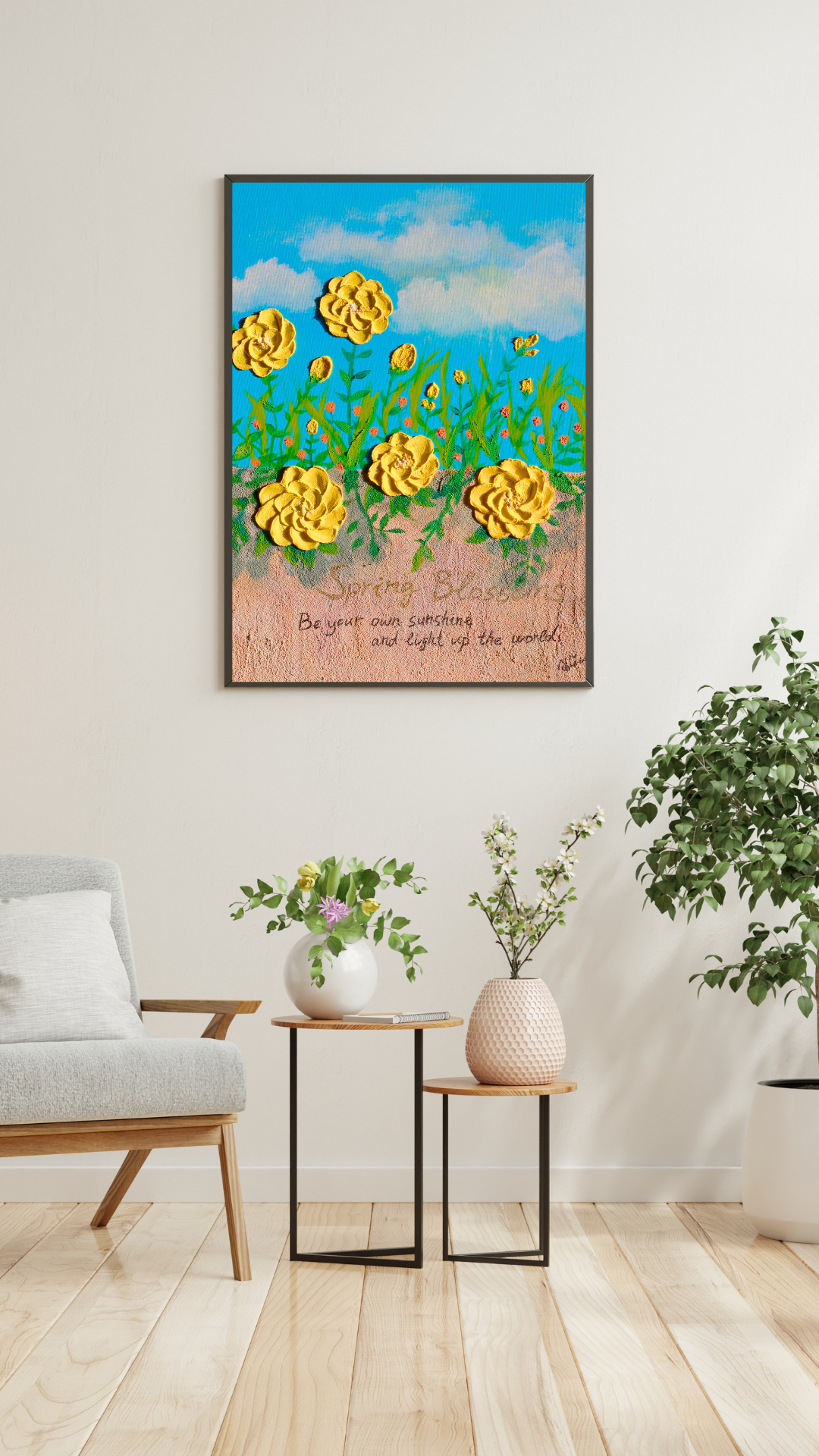 台北手作畫畫課程|石英砂肌理畫DIY教學