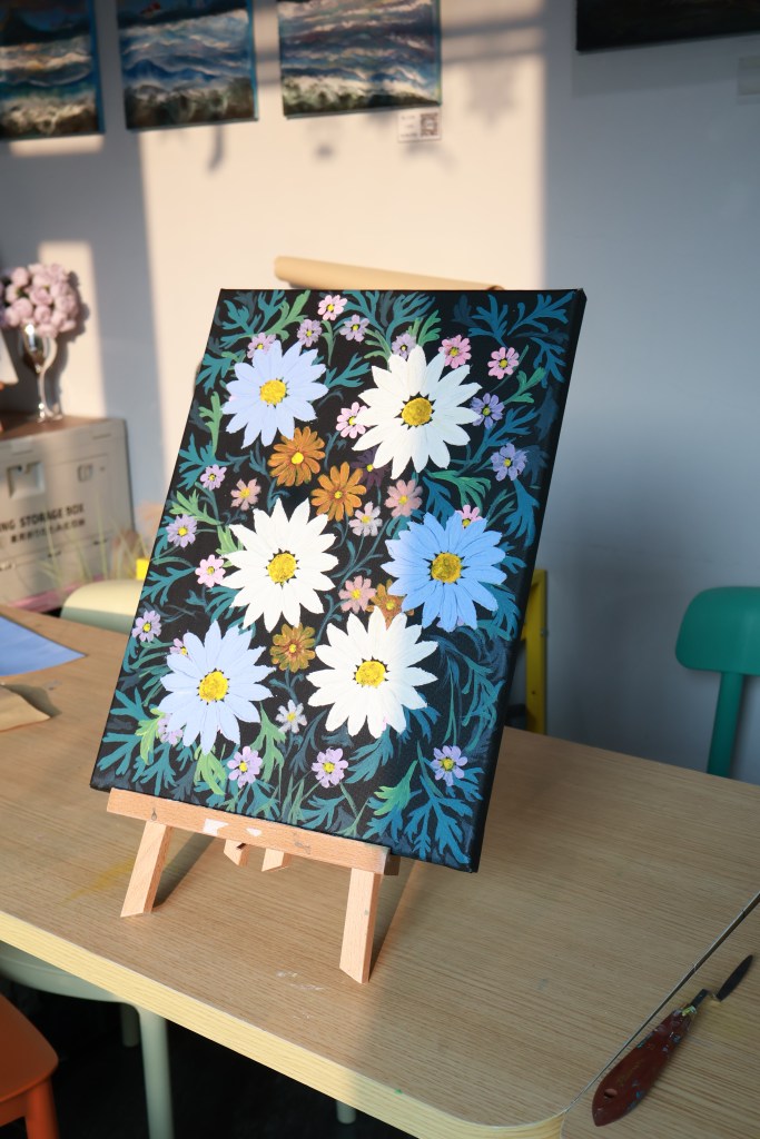 石英砂肌理畫課程|台北手作|台北畫畫|台中畫畫|手作課程老師