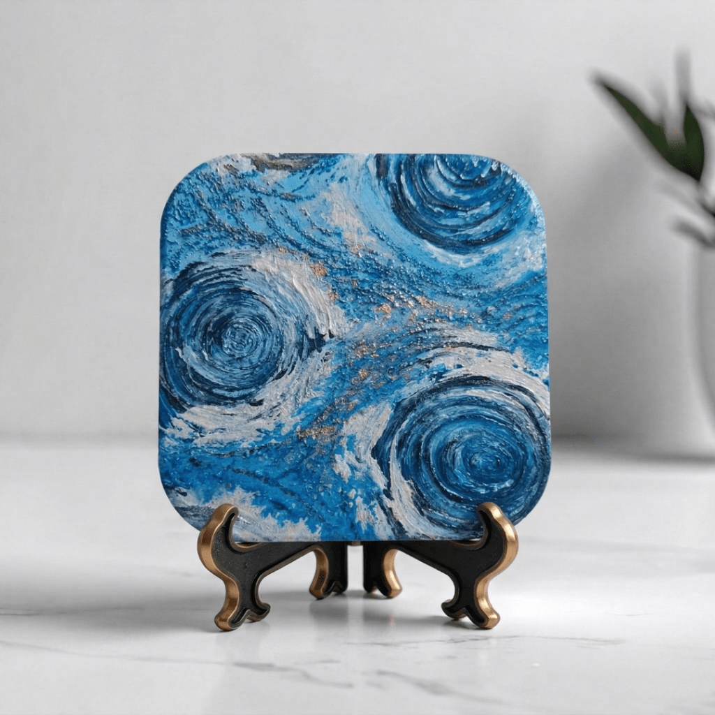 愛麗森藝術杯墊|藝術創作|送禮|禮盒|陶瓷杯墊