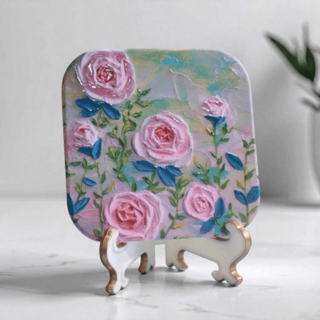 愛麗森藝術杯墊|藝術創作|送禮|禮盒|陶瓷杯墊