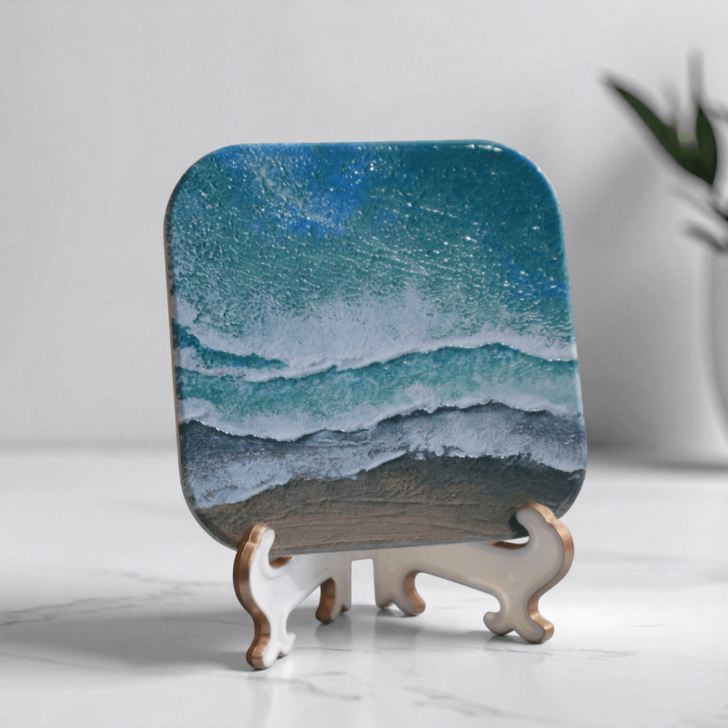 愛麗森藝術杯墊|藝術創作|送禮|禮盒|陶瓷杯墊