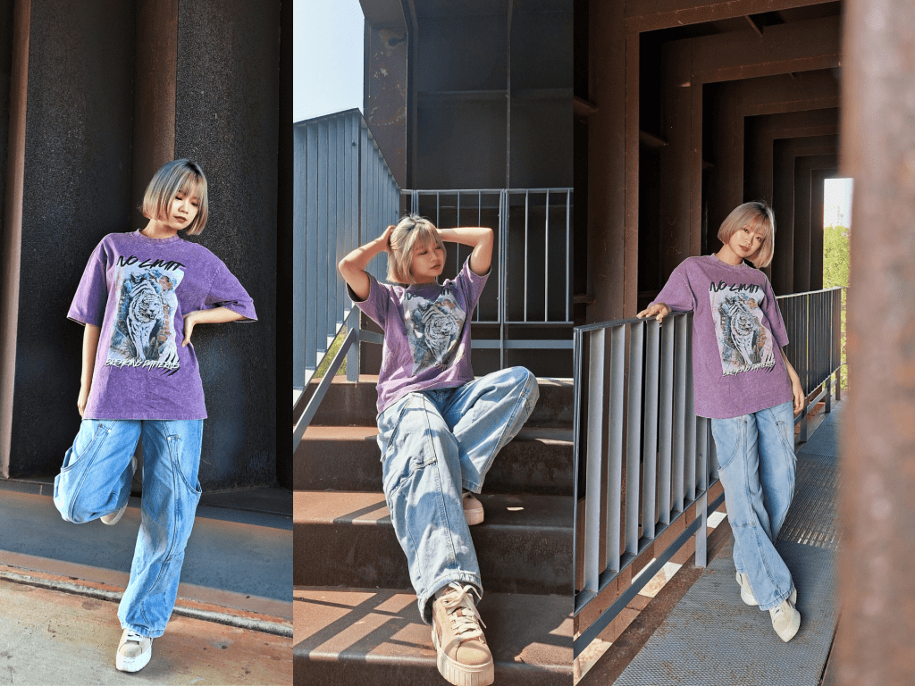 美式復古厚磅棉T|男生T恤不激凸|男女可穿情侶裝|藝術家聯名T|老虎圖案